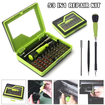 

Newest Multi-Bit 53 in 1 Precision Screwdriver Tweezer Repair Tool for Cell Phone Repairing