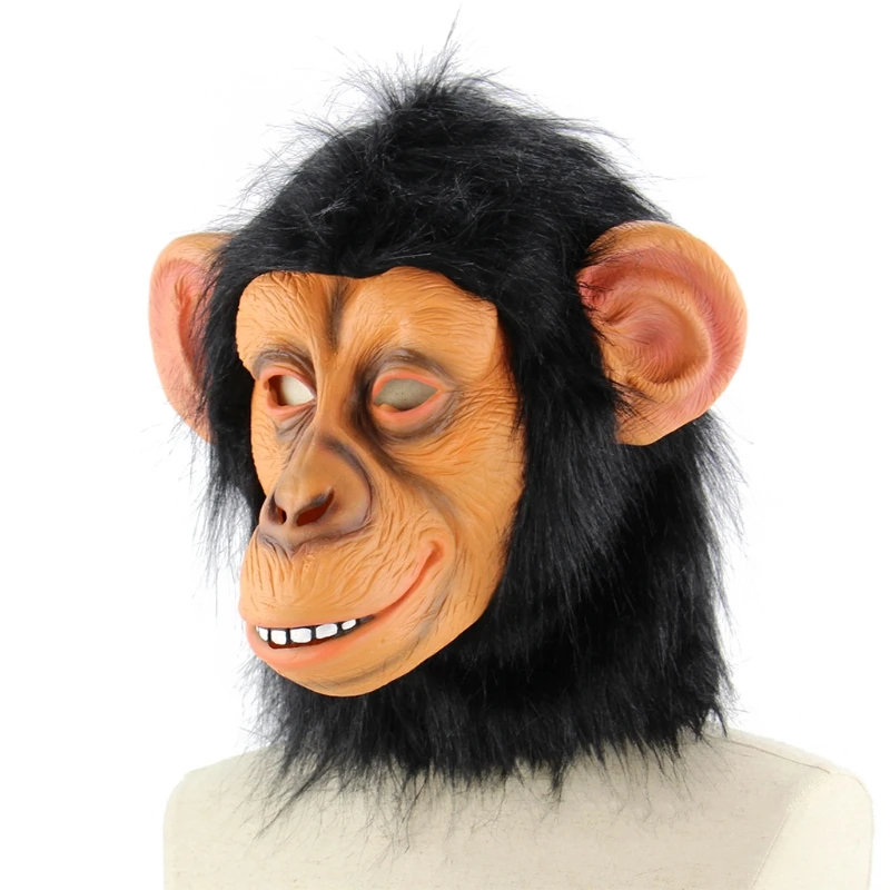 Halloween Horror Latex Animal Monkey Mask Masquerade Fancy Dress Party Costume Cosplay Props