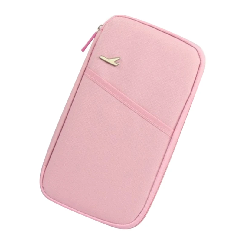 Pink Посылка для паспорта, держатель для паспорта, аксессуары для путешествий, большие кошельки для кредитных карт, Сумка для документов, органайзер для карт - Цвет: Pink