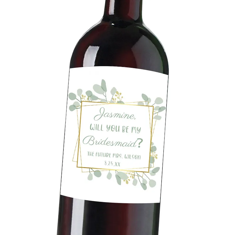 thumbnail image 1 of 20 etiquetas de vino personalizadas para aniversario de boda, pegatinas personalizadas para botellas de vino de matrimonio, regalos de boda para fiestas de cumpleaños, 1 of 5