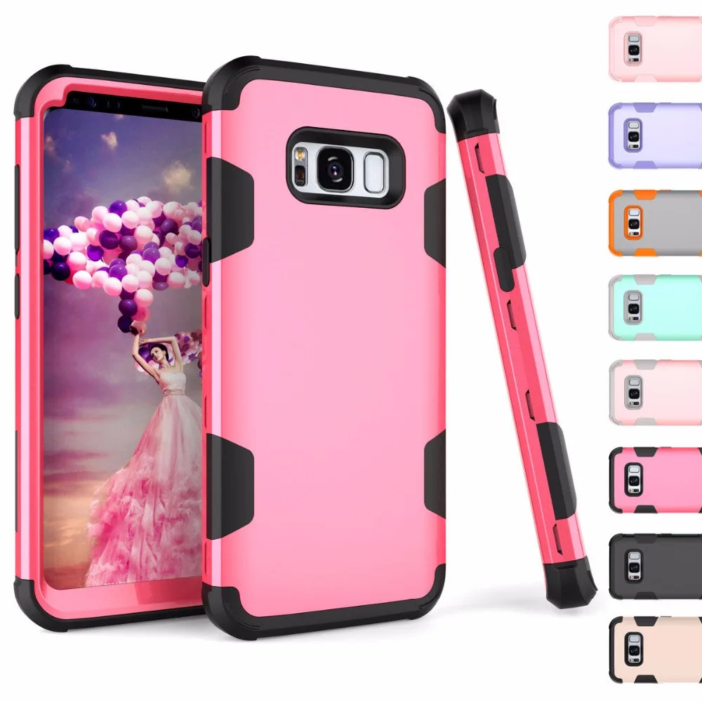 Luxury Robot Shockproof Armor Phone Caser For Samsung Galaxy S9 S8 Plus Hybrid TPU+Rubber Full Body Protective Shell Back Cover |