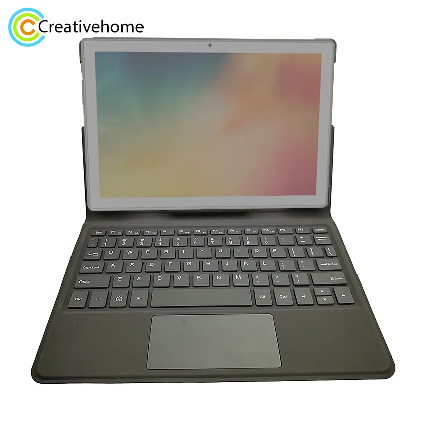 

Pogo Pin Magnetic Docking Tablet Keyboard Smart PU Leather Case with Holder for Blackview Tab 8 / Tab 8E(WMC0360 & WMC8360) Grey
