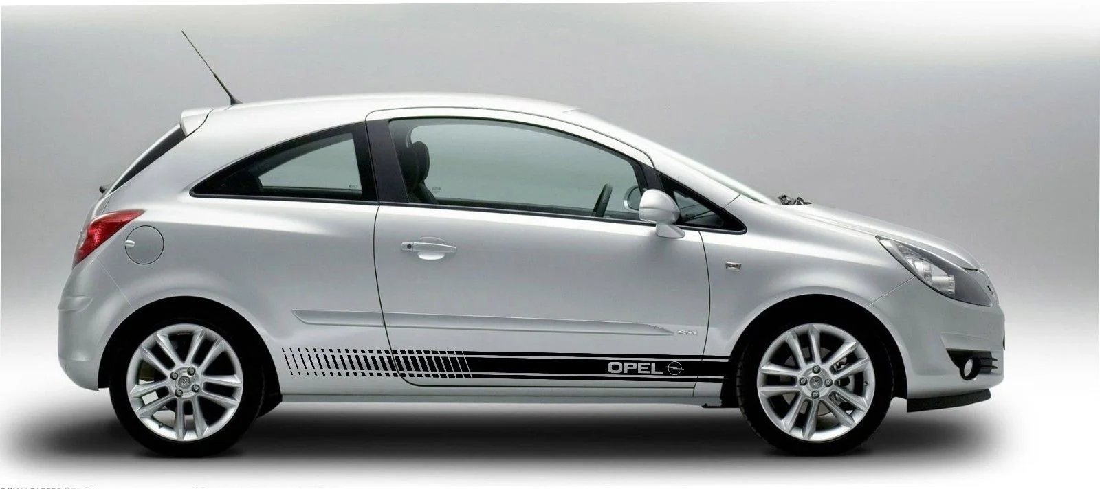 Для 2 шт./пара OPEL 2x боковые полосы виниловая графическая наклейка для тела гоночная наклейка с логотипом