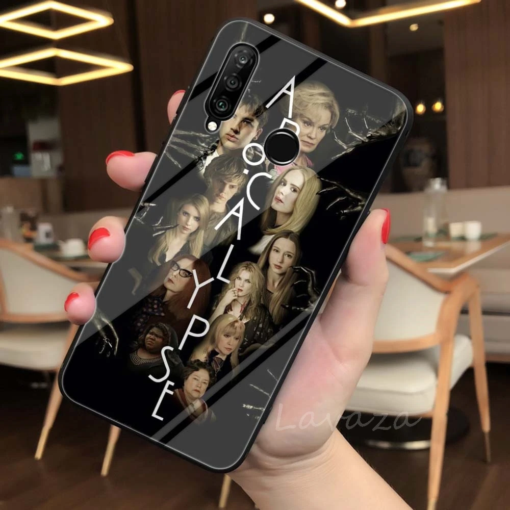 TG19 Ривердейл ТВ American Horror Story закаленное Стекло мягкий чехол для Huawei Honor 8x9 Коврики 20 P Smart P10 P20 P30 Lite рro - Цвет: TG19