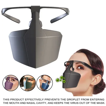 

Face Mask Anti-Fog Splash-Proof Dust-Proof Face-Protective Cover Anti Saliva Reusable Washable Face Shield Saliva-proof