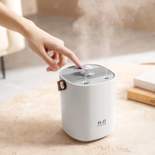 1200ml 무선 공기 가습기 USB 충전식 1200mAh 배터리 더블 노즐 초음파 안개 제조 업체 따뜻한 LED 빛 Humidificador 4
