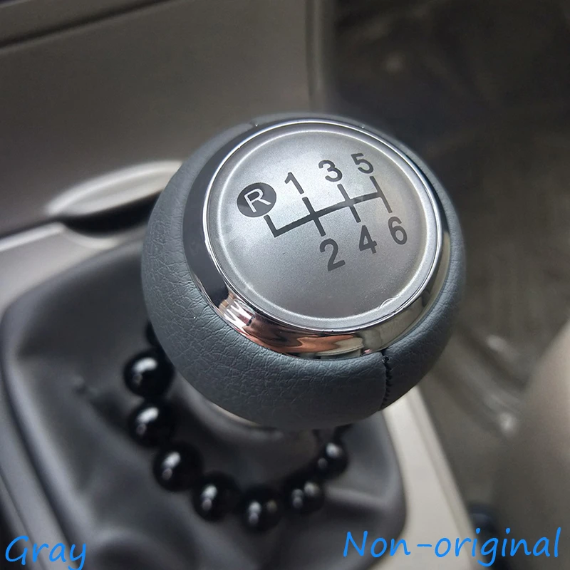 HengFei автомобильные аксессуары, гандбол для Toyota Corolla 1.8MT, руководство, 6 скоростей, рычаг переключения передач, положение гандбола, головка полюса - Название цвета: Gray  Non-original