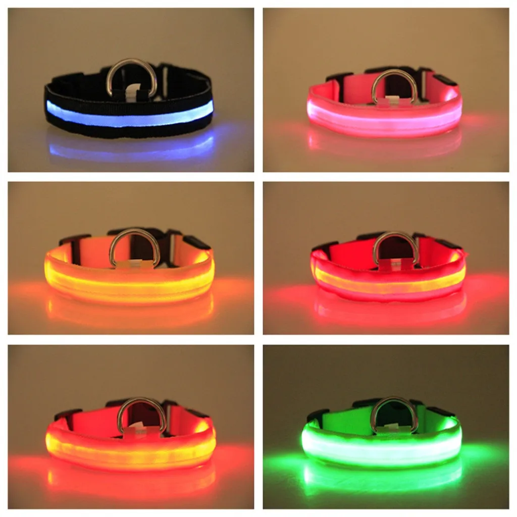 Высокое качество Led ошейник для собак Usb Перезаряжаемый доступен в 8 цветах делает вашу собачку видимой ночной безопасный ошейник товары для домашних животных Новинка