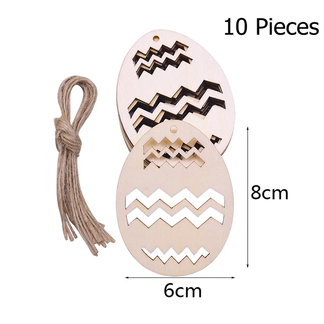 Kit Manualidades Pascua 264 Piezas - Figuras De Madera Para Pintar, Lápices, Pompones, Ojos Móviles, Campanas