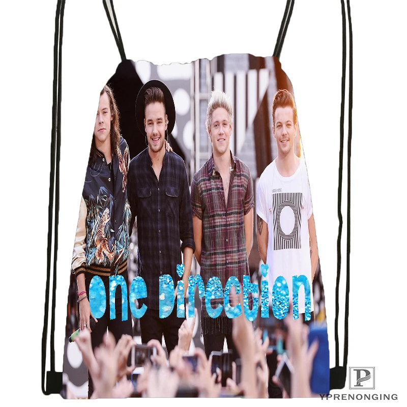 

Custom One Direction@01 Drawstring Backpack Bag for Man Woman Cute Daypack Kids Satchel (Black Back) 31x40cm#180531-01-25