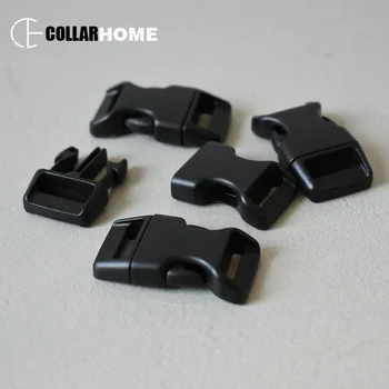 

100pcs Plastic buckle 15mm webbing DIY dog collar accessories sewing paracord backpack side quick release buckle good quality