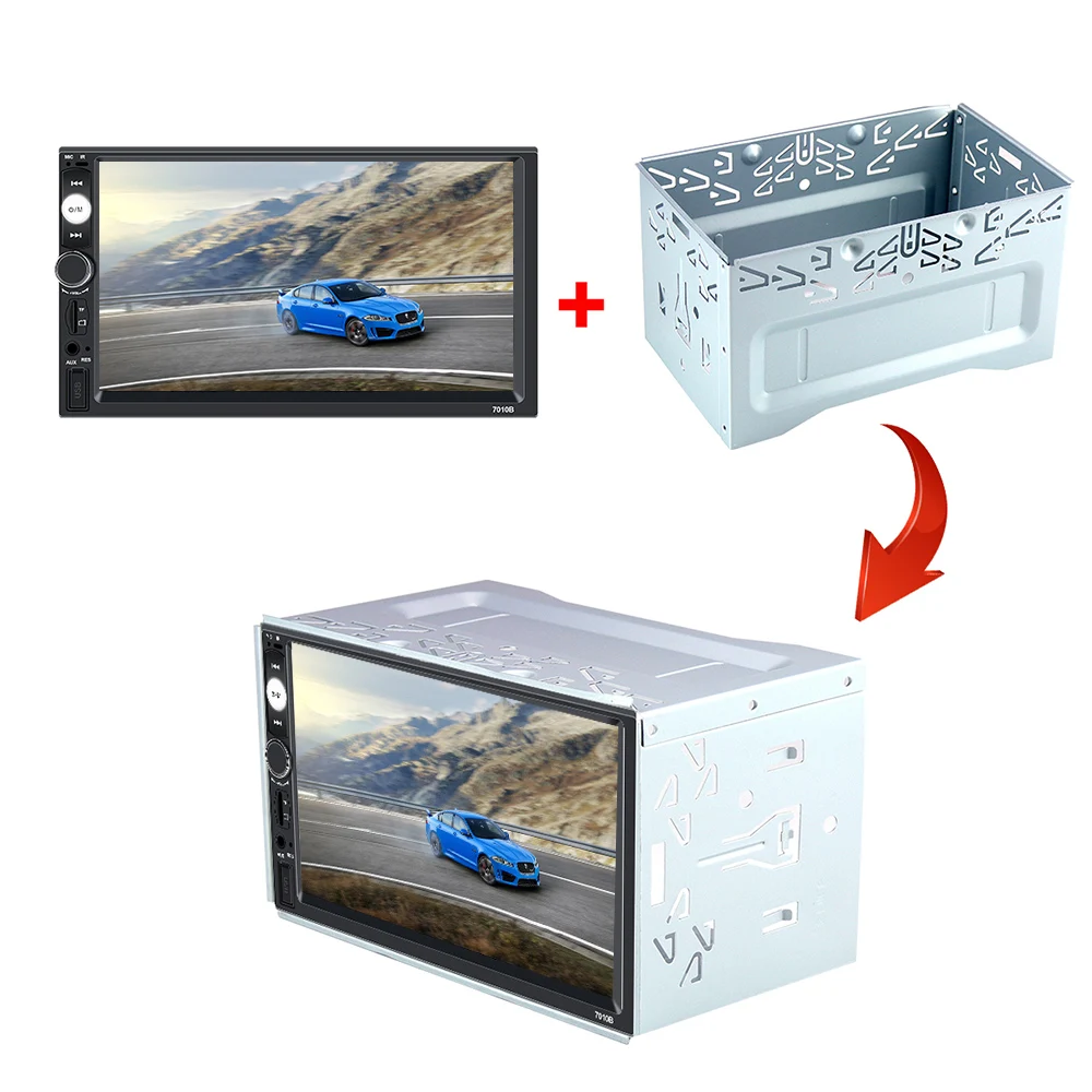 

Iron frame for Universal 2 Din HD 7 " Touch Screen MP4/MP5 Car Radio Player 7010B 7018B Installation Accessories Car Interior