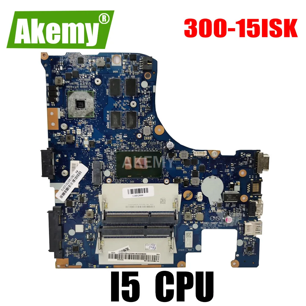 BMWQ1 BMWQ2 NM A481 для Lenovo IdeaPad 300 15 15ISK материнская плата ноутбука 6 дюймов SR2EY i5 6200U CPU Radeon R5