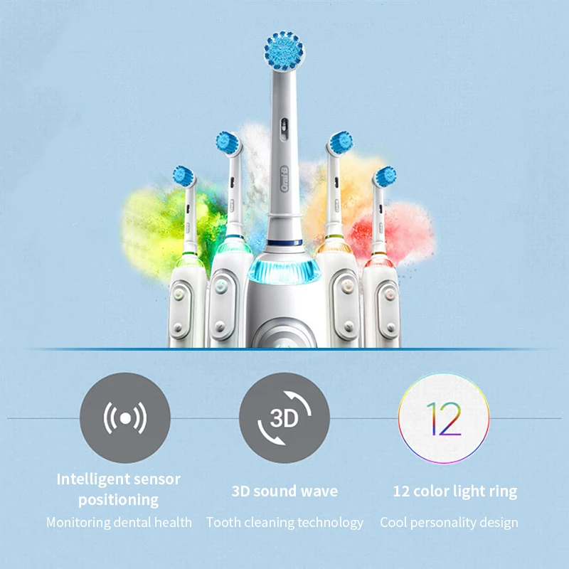 Oral B Electric Toothbrush Rechargeable Rotating IBRUSH 8000 5 Mode Bluetooth Position Detection 360 Smart Electronic Toothbrush Oral B Electric Toothbrush Rechargeable Rotating IBRUSH 8000 5 Mode Bluetooth Position Detection 360 Smart Electronic Toothbrush
