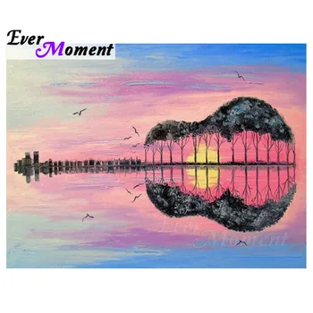 

Ever Moment Diamond Painting Kits Guitar DIY Mosaic Making Full Square Resin Drills Hobbies And Handicrafts Art Decoration 4Y675
