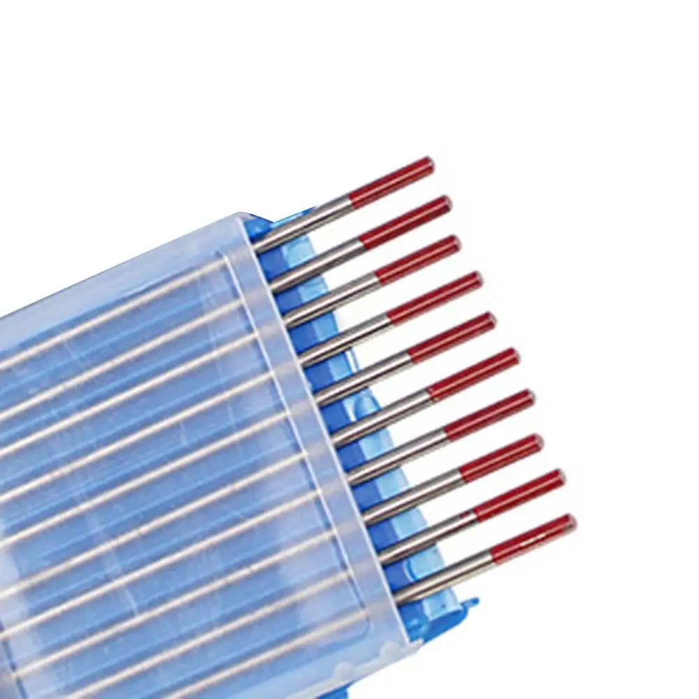 

10pcs/Box WT20 Red Color Thorium Tungsten Electrode Head Tungsten Needle/rod For Welding Machine