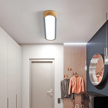 

Modern Led Hanging Ceiling Lights Surface for Study Living Room Aisle Kitchen Rectangle Color Ceiling Lamp Iron Nordic Japanese