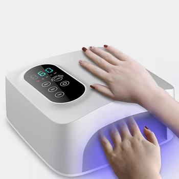 

ABVP Rechargeable Cordless UV LED Nail Lamp with High Capacity Battery Nail Dryer Curing Lamp with Press Screen Sensor for All G