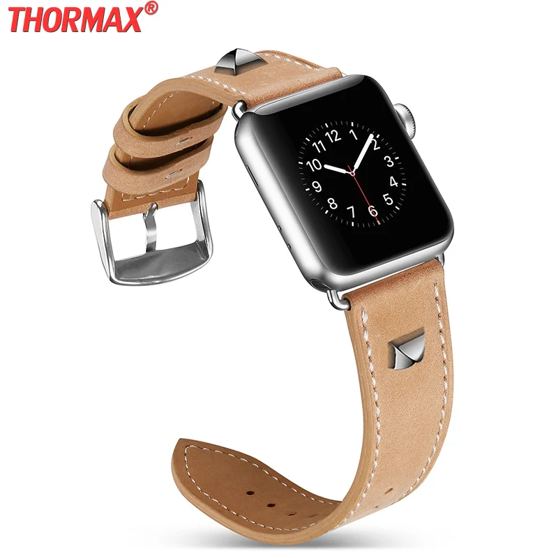 Кожаный ремешок для часов Apple Watch series 5 4 3 40 мм 44 застежка 38 мм/42 Высококачественный