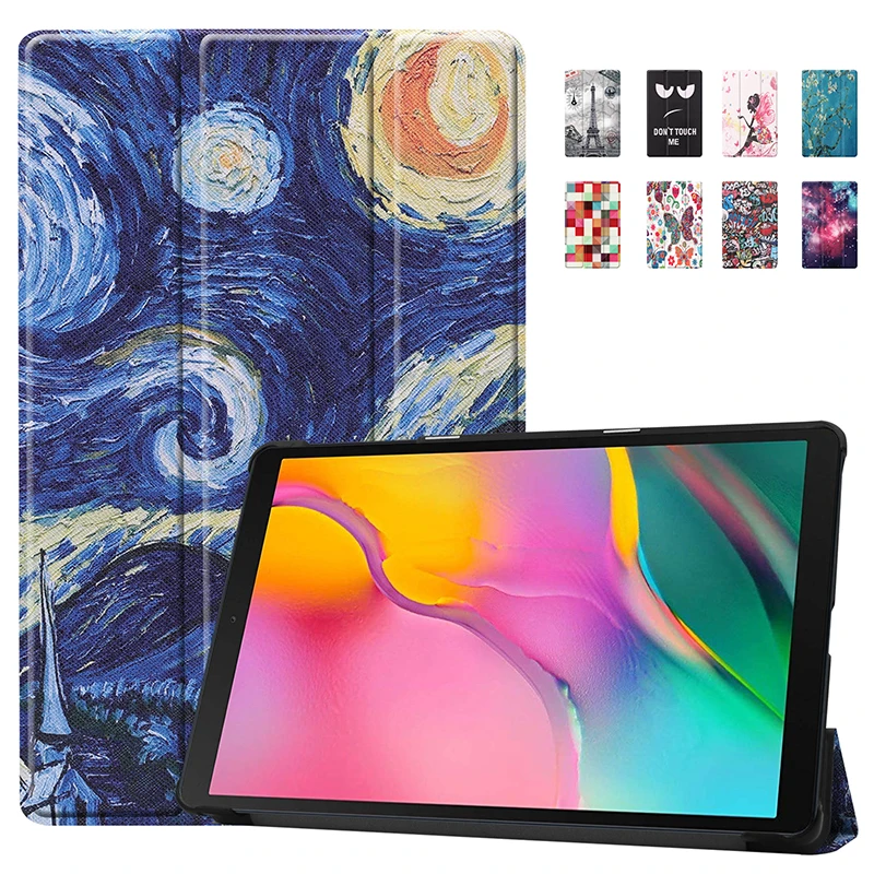 

For Samsung Galaxy Tab A 10.1 2019 Case SM-T510 SM-T515 PU Leather Smart Case Cover Funda Tablet Samsung Galaxy Tab A 10.1