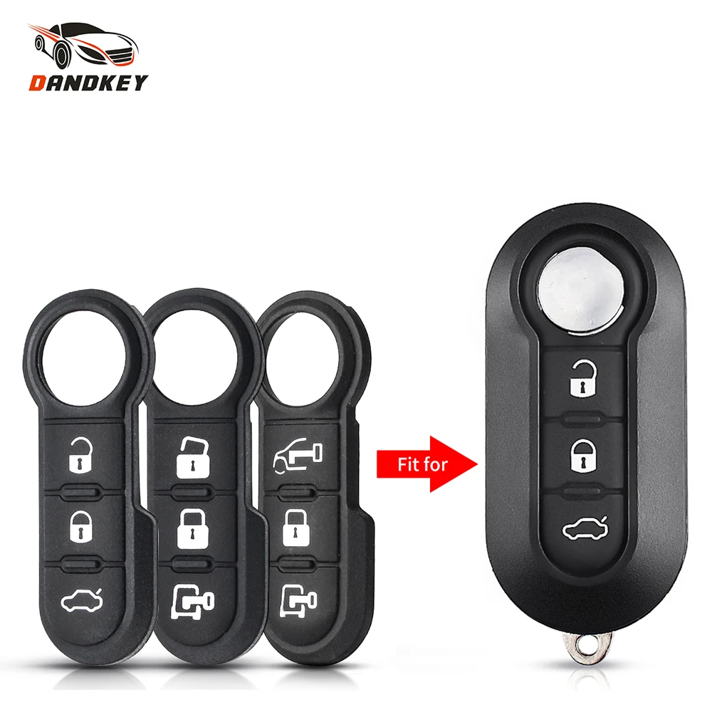 Дистанционный Автомобильный ключ Dandkey для Fiat 500 Panda Punto Bravo Ducato Peugeot Boxer Citroen Jumper 3