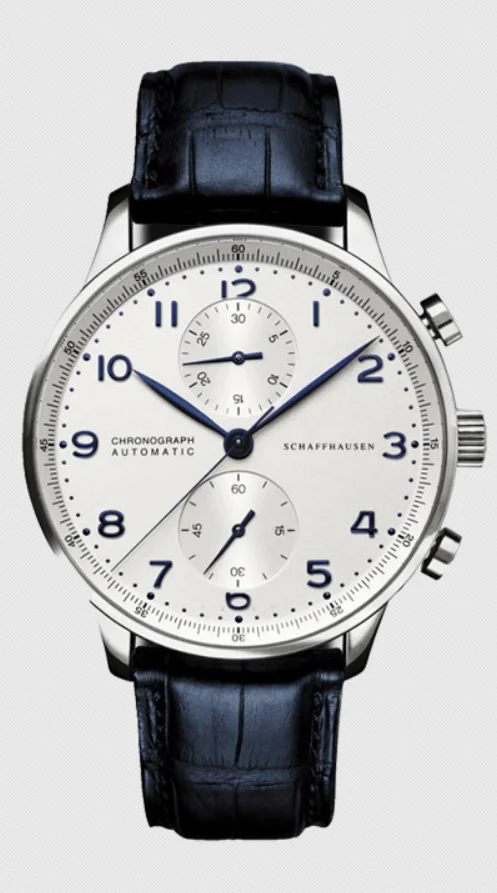 

Luxury Brand New Chronograph Men Watch Pilot PORTUGIESER Sapphire Silver Black Blue Leather Sport Special White Sport Watch
