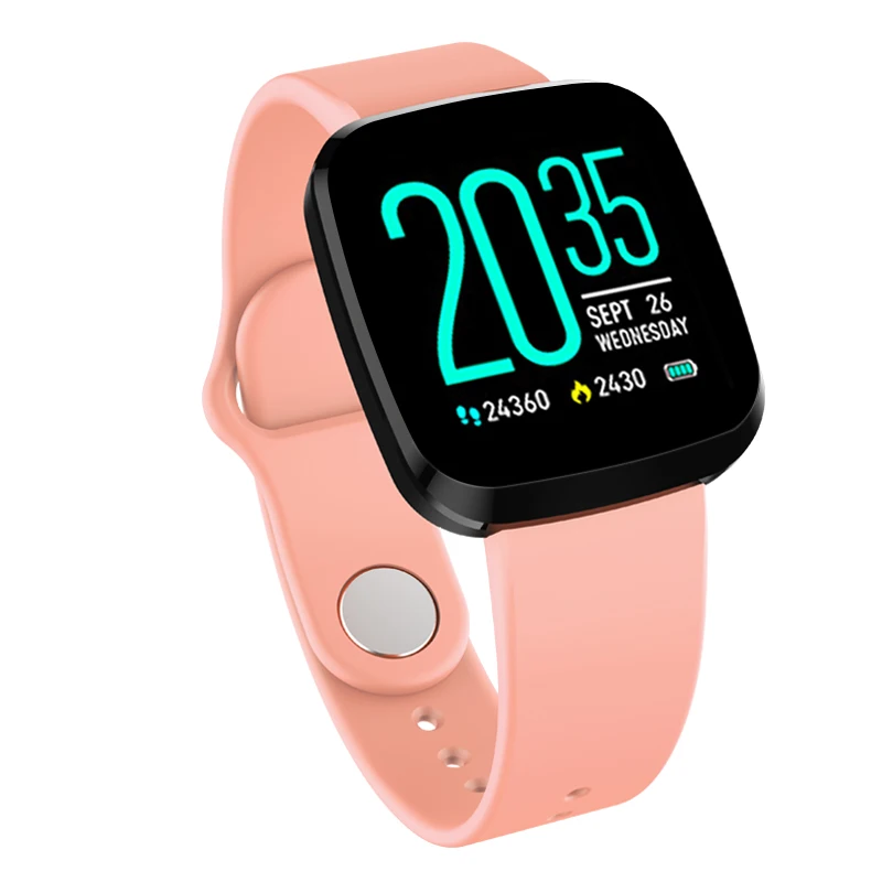 Смарт-часы P3 IP67, водонепроницаемые, умные часы, монитор сердечного ритма, несколько спортивных моделей, фитнес-трекер для мужчин и женщин, носимые умные часы - Цвет: Розовый
