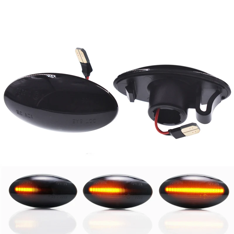 

Dynamic LED Fender Side Marker Turn Signal Lamps For Suzuki Grand Vitara JT Splash EXB22 Swift MZ EZ FZ NZ RZ AZ Jimny Opel