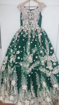Новое высококлассное вечернее платье, для банкета; роскошная женская обувь, расшитая зелеными с кружевными аппликациями, Бисер вечерние бальное платье на заказ Вечерние платья