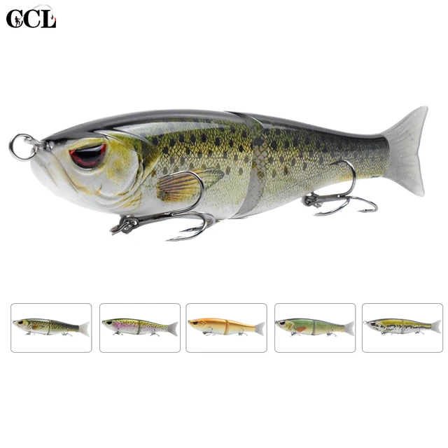 CCLTBA Trout Slide Bait Fishing Lures 18cm 62g Sink Hard Wobbler