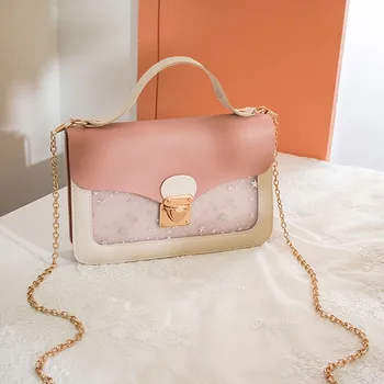 

New Fashion Women Bag Sequin Shoulder Small Flap Crossbody Bags Messenger Bag for Girl Handbag Ladies Phone Purse Bolso Mujer