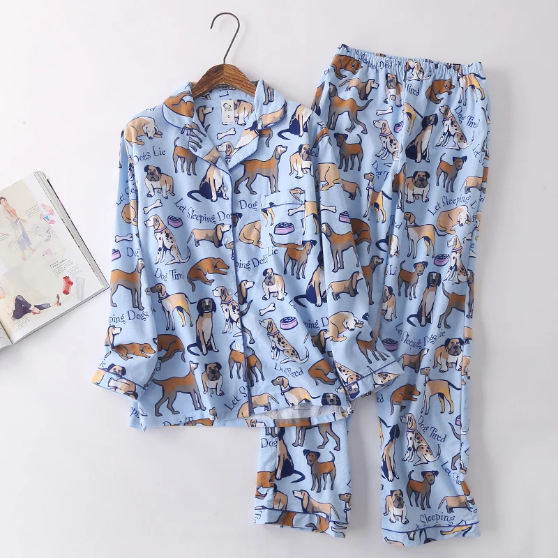 Best 100% cotton Sexy stars pajamas sets men sleepwear autumn winter male pyjamas pijama hombre mens cute cartoon pajamas sets