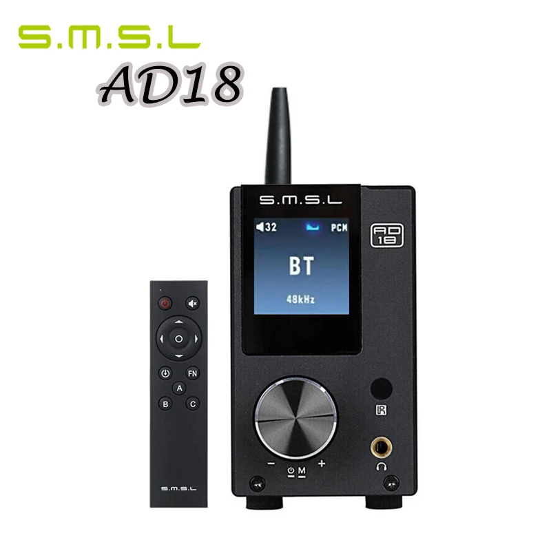 US $144.99 SMSL AD18 80W2 Bluetooth 42 HIFI Audio Amplifier HIFI USB DSP Digital Decoding Power Amplifier