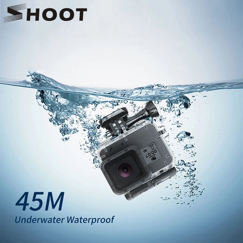 45 м водонепроницаемый чехол для Gopro Hero 7 6 5 Black Action Camera подводный Go Pro защитный Чехол