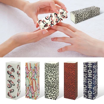 

Sponge Nail File 5 Colorful 4-sided Polished For Manicure Suitable for Professional Salon or Home Use Nail Buffer