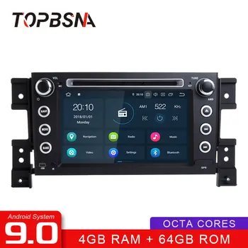 

TOPBSNA Android 9.0 Car DVD Multimedia Player For SUZUKI GRAND VITARA 2007-2013 Stereo GPS Navigation 2 Din Car Radio RDS 4G+64G