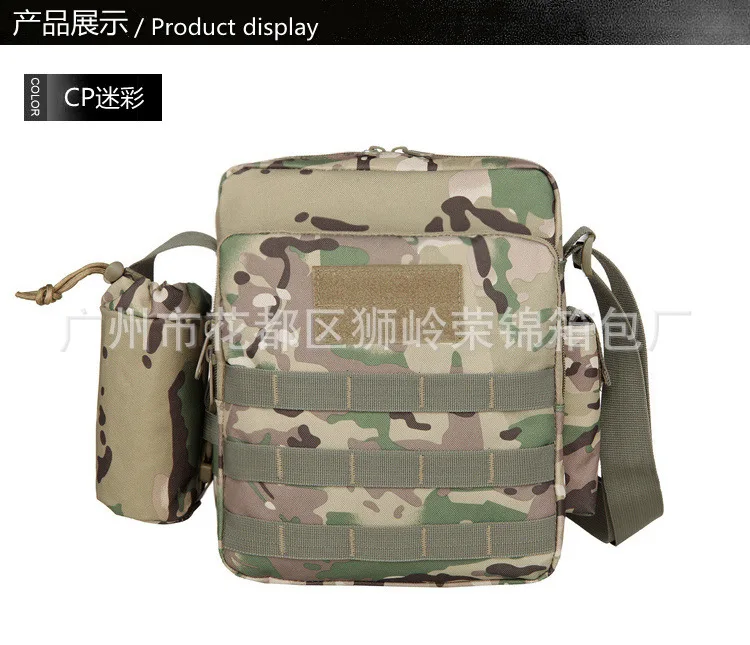 Factory Currently Available Wholesale Tactical Backpack Outdoor Army Camouflage Paragraph Open Country Crossbody Bag Oxford Clot