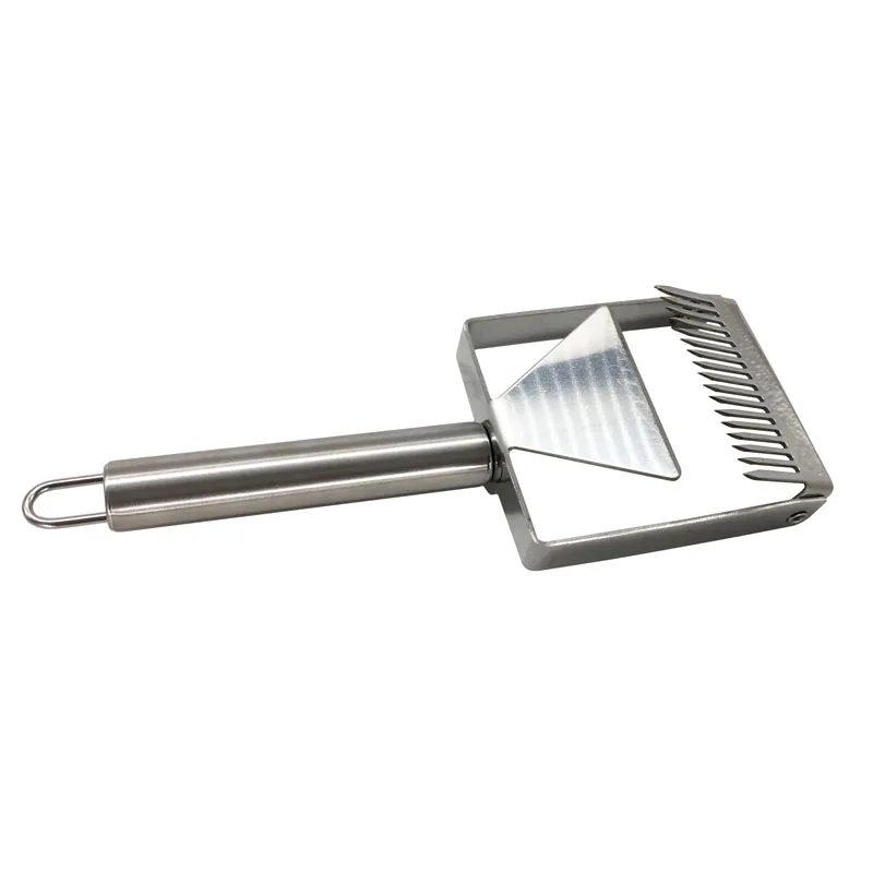 1pcs Stainless Steel Beekeeping Equipment Honeycomb bee Scraper Tool Uncapping Fork Beekeeping tools Honey Knife beekeeping tools beekeeping accessories beekeeping knife