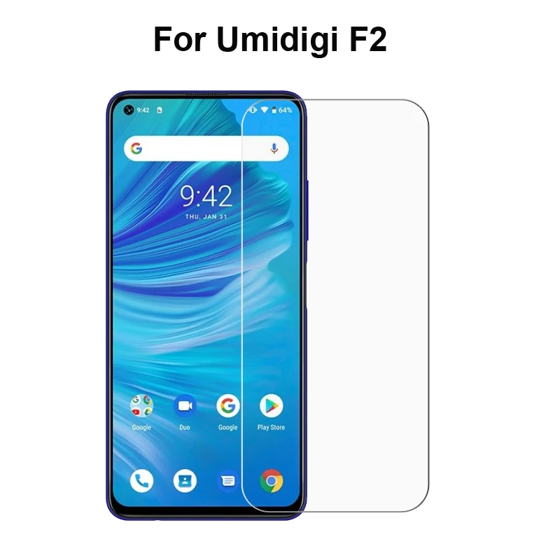 Закаленное стекло для UMI UMIDIGI F2 Взрывозащищенный экран с защитой против царапин