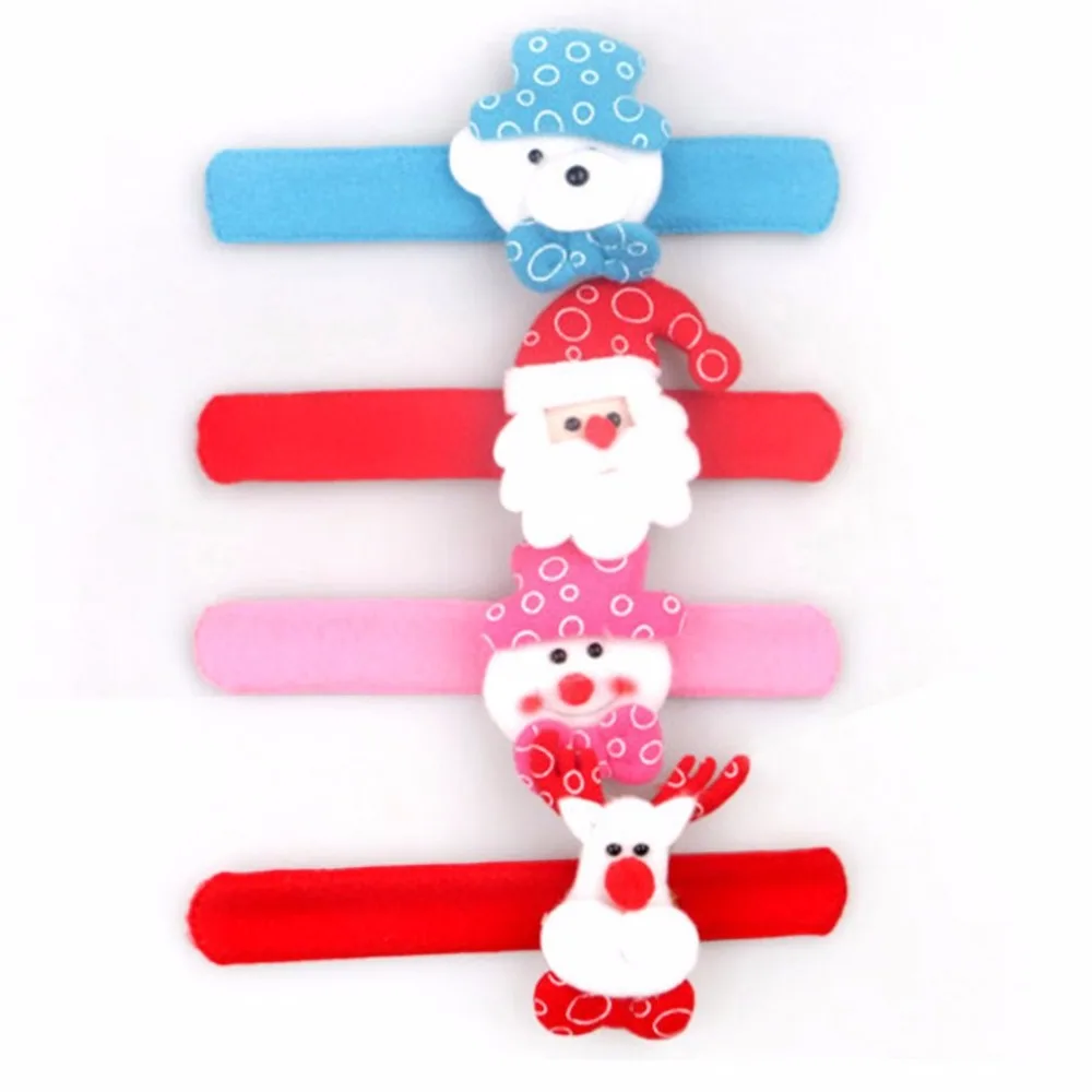 

Modern Design Christmas Decoration LED Band Light Clap Ring Fashionable Light Up Luminous Wristband Bracelets Best Gift