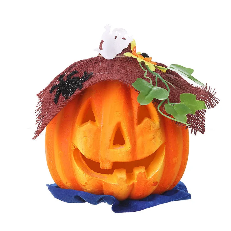 

Halloween Glowing Ghost Pumpkin Lanterns Festival Party Bar Pumpkin Light Lamp Venue Arranging Props DIY Decorations 3 Styles
