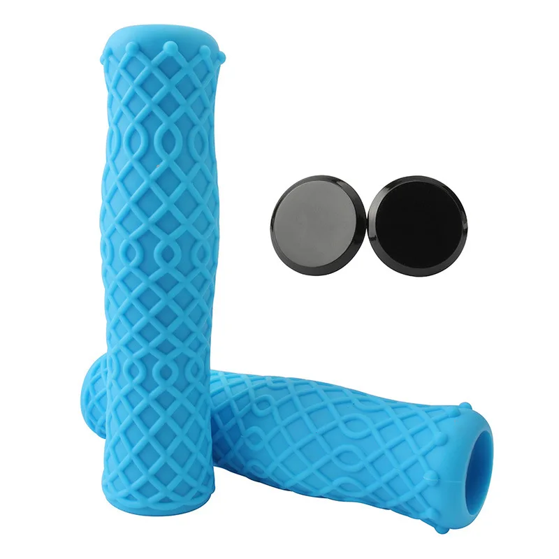 

Bicycle Handlebar Grip Cover Silica Gel Non-Slip Damping Wear Resistant Bicycle Handlebar Cover for Mountain Road Bike Foldable