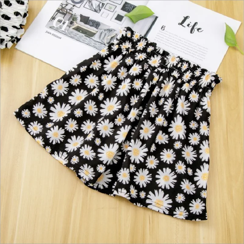 Джинсовые шорты для девочек летние тонкие детские штаны модные Дейзи в горошек с