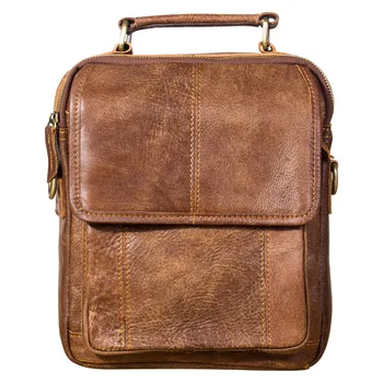 

First Layer mo sha pi Men's Bag Shoulder Bag Shoulder Bag Handmade Genuine Leather Men Vintage Portable Briefcase Men's Bag 8825
