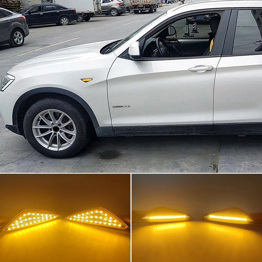 ���� ���� �帧 LED ���̵� ��Ŀ ��ȣ��, BMW X5 E70 X6 E71 E72 X3 F25 ���� �����, 2 ��