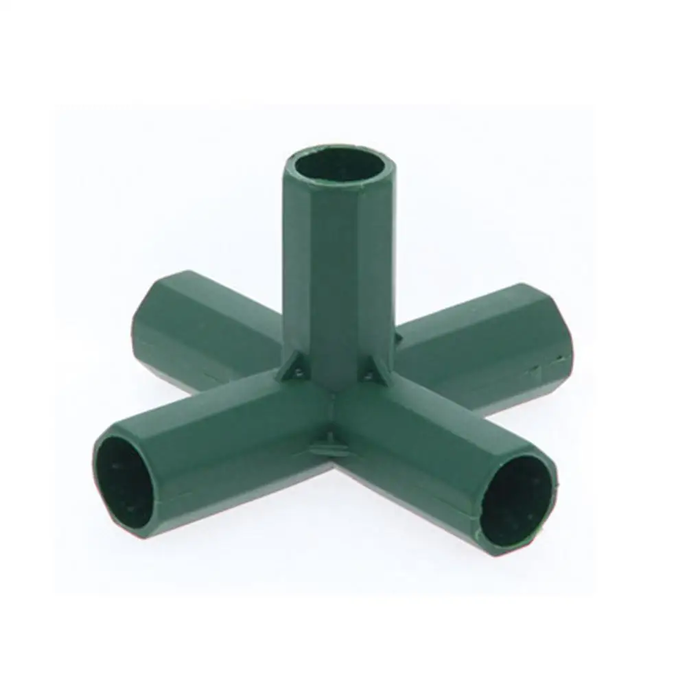16MM PVC Fitting 5 Types Stable Support Heavy Duty Greenhouse Frame Building Connector 