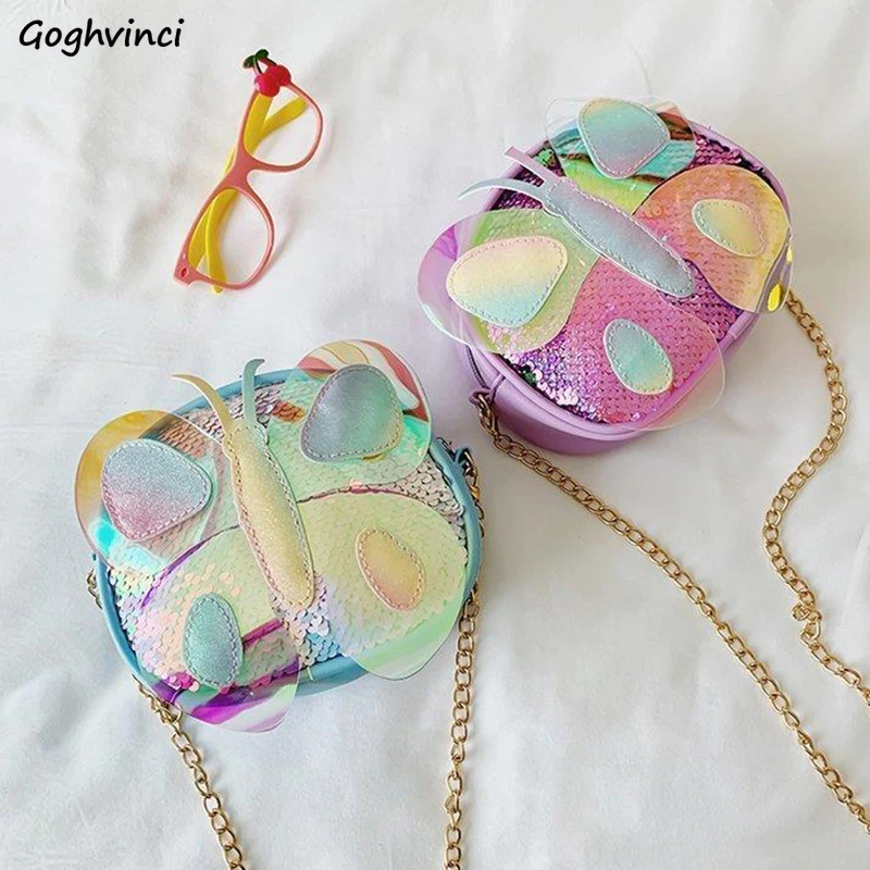 

Shoulder Bags Child' S Bag Fashion Sequined All-match Cross-body Single-strap Lovely Gift Princess Kindergarten Stylish New Chic