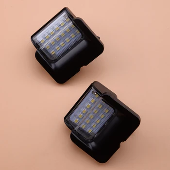 

2pcs Car LED Rear License Plate Number Light Lamp 5.3x4.9x3.4cm Fit For VW Polo MK3 6N Hatchback 1999 1998 1997 1996 1995 1994