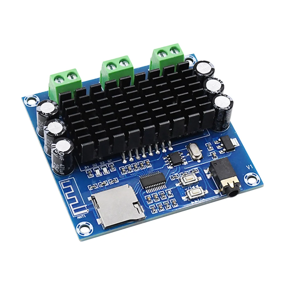 Плата цифрового усилителя мощности AIYIMA Bluetooth 5 0 TDA7297 15 Вт * 2 стерео каналов класс AB