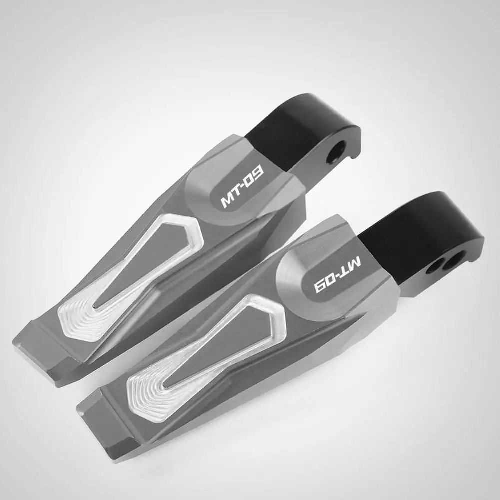GY-MT09 LOGO Для Yamaha MT-09 MT09 MT 09 2013 CNCFootrest мотоциклетные задние Пассажирские подножки педали складные FZ09 - Цвет: GY-MT09 LOGO